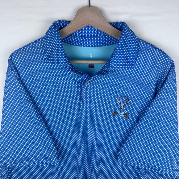 Fairway & Greeene x Tobacco Road Men's Size L Polo Golf Shirt Short - Picture 1 of 9